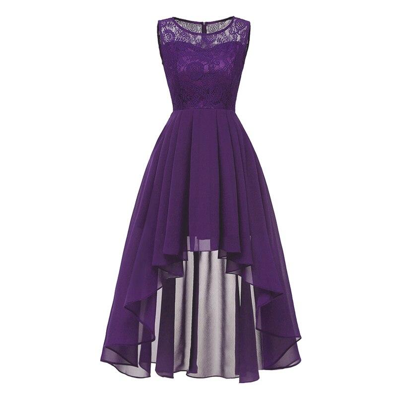 Vestido De Noite Chique Vintage Roxo