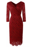Vestido Vermelho Terno Vintage