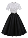 Vestido Vintage Moderno Preto