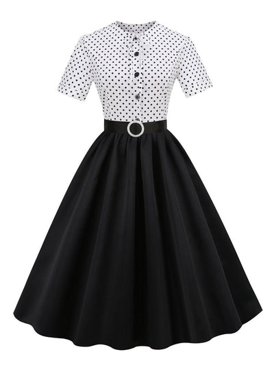 Vestido Vintage Moderno Preto