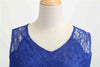 Vestido Trapézio Vintage Azul