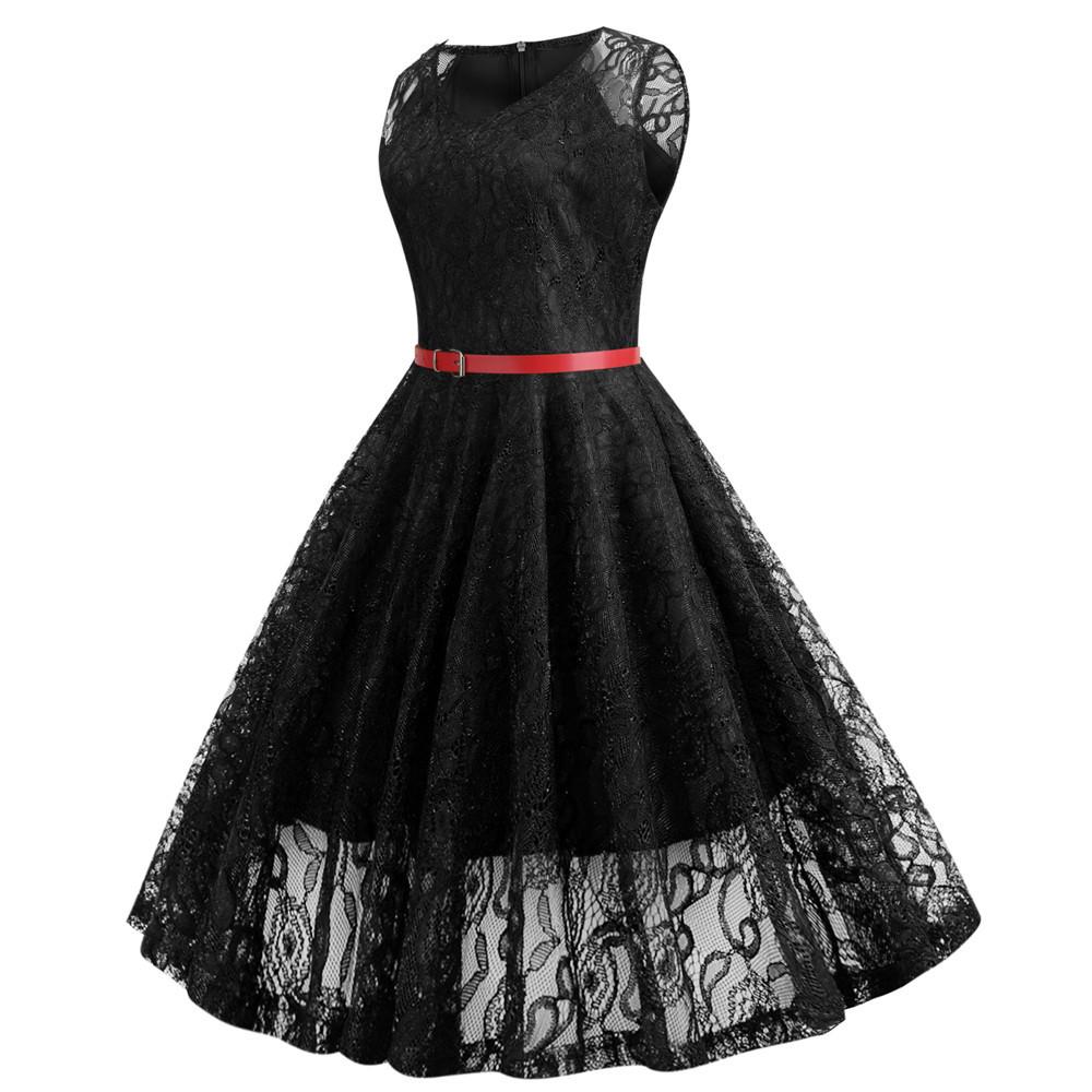 Vestido Trapézio Vintage Preto
