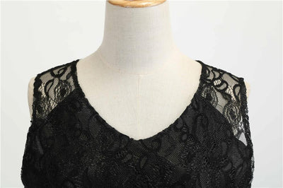 Vestido Trapézio Vintage Preto