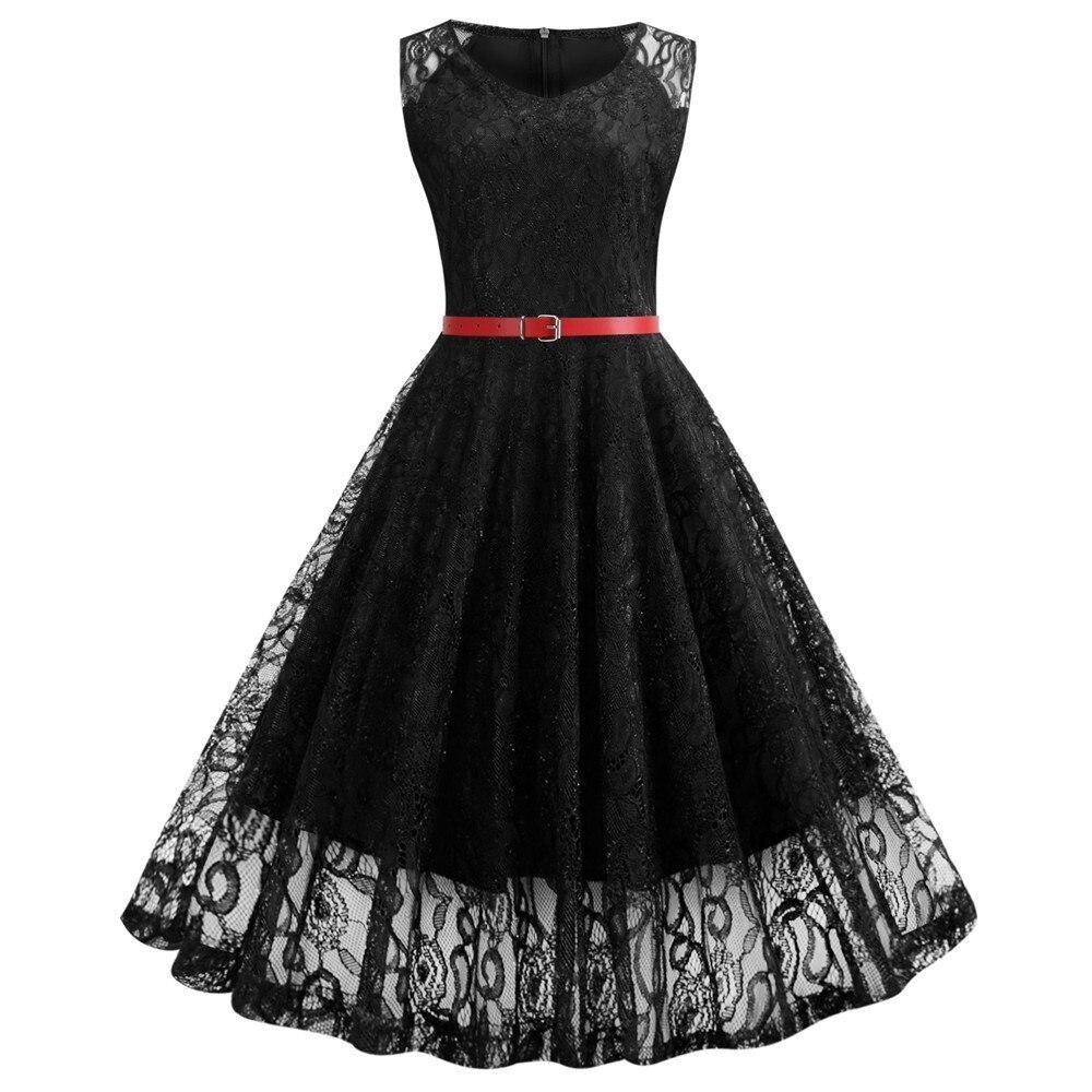 Vestido Trapézio Vintage Preto