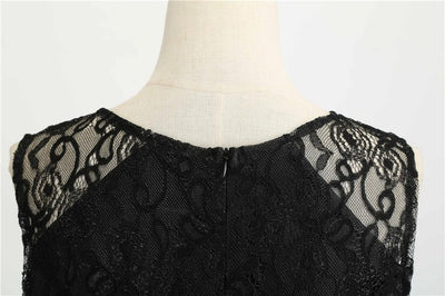 Vestido Trapézio Vintage Preto