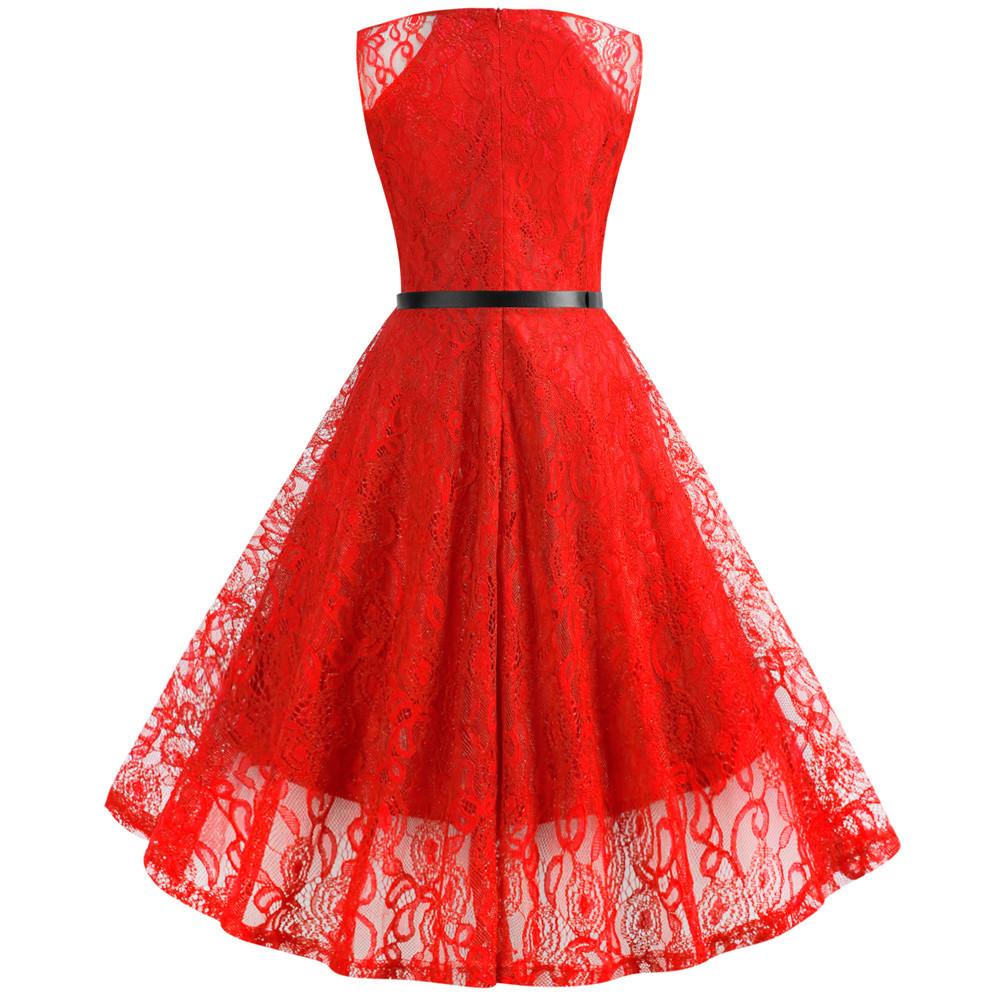 Vestido Vintage Trapézio Vermelho