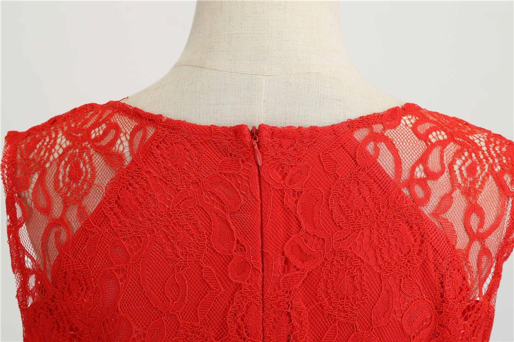 Vestido Vintage Trapézio Vermelho