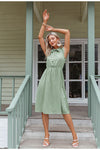Vestido Vintage Verde Maçã