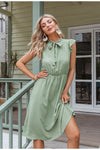 Vestido Vintage Verde Maçã