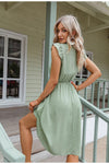 Vestido Vintage Verde Maçã