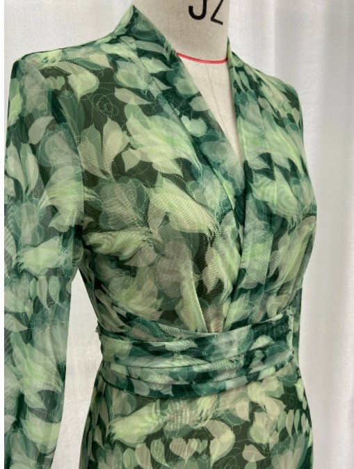 Vestido Vintage Verde Anos 40