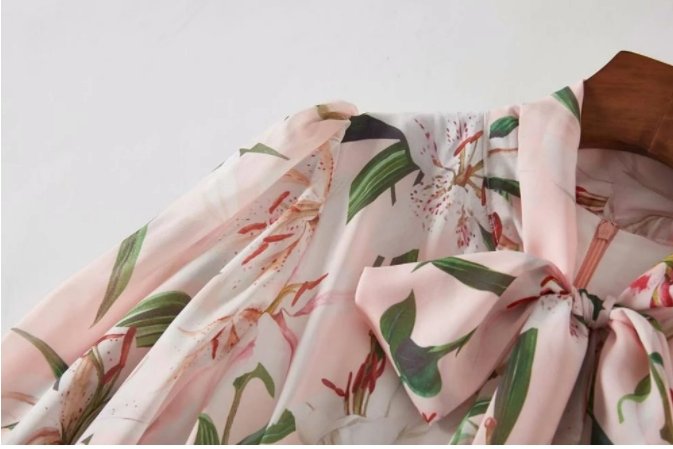 Vestido Vintage Longo Rosa Empoeirado