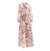 Vestido Vintage Longo Rosa Empoeirado