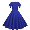 Robe Vintage 50s Bleue