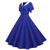 Robe Vintage 50s Bleue