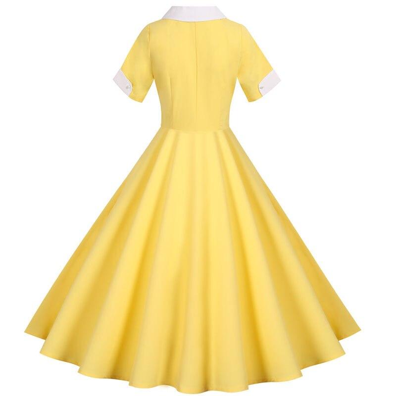Robe Vintage 50s Jaune