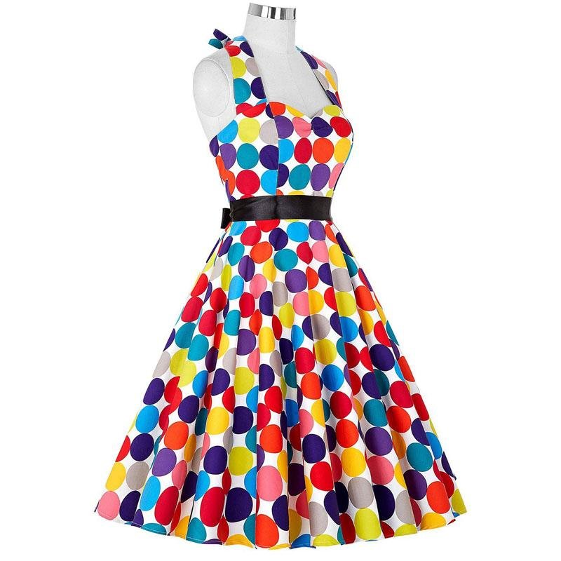 Robe Vintage à Pois
