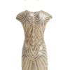 Vestido Anos 20 Bege