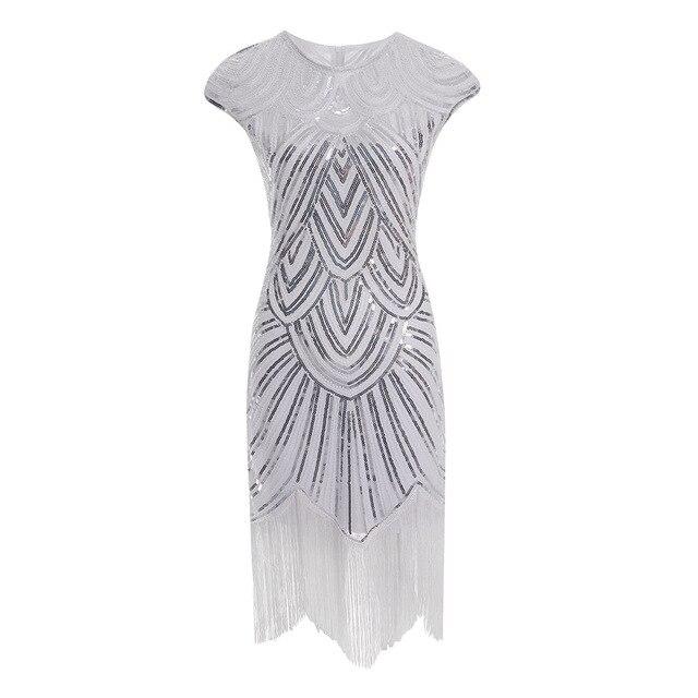 Vestido Branco Anos 20