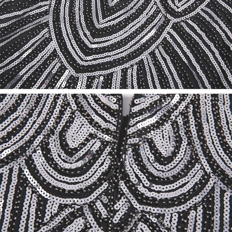 Vestido Prateado Anos 20