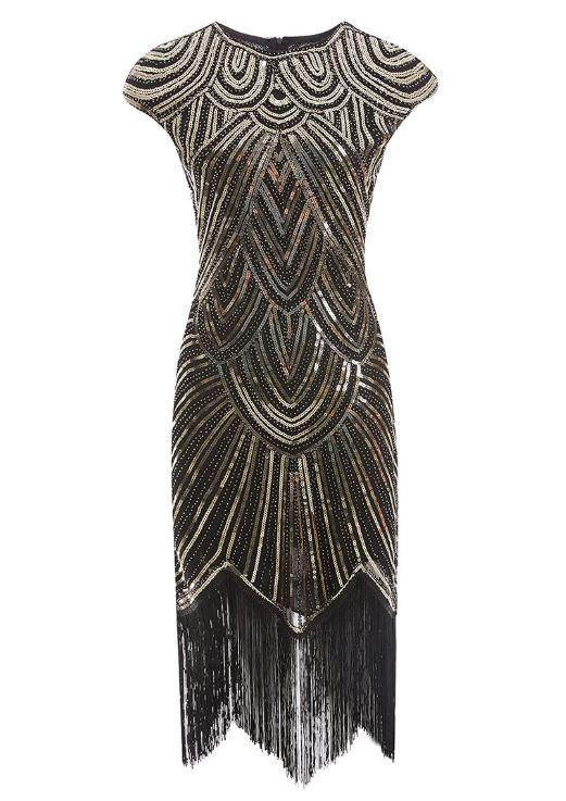 Vestido Dourado Anos 20