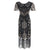 Vestido Vintage Preto Plus Size Dos Anos 1920