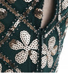 Vestido Vintage Ouro Tamanho Grande Dos Anos 1920
