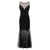 Vestido Longo Preto Vintage Anos 1920