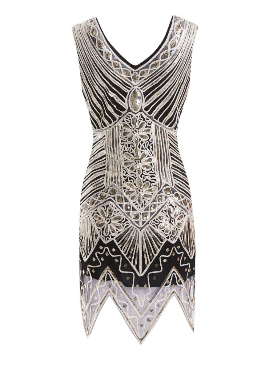 Vestido Midi Vintage Anos 20