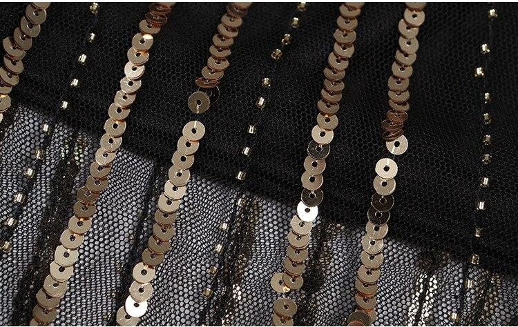 Vestido Vintage Retrô Preto Dourado Anos 1920