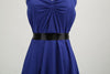 Vestido Vintage Azul Marinho