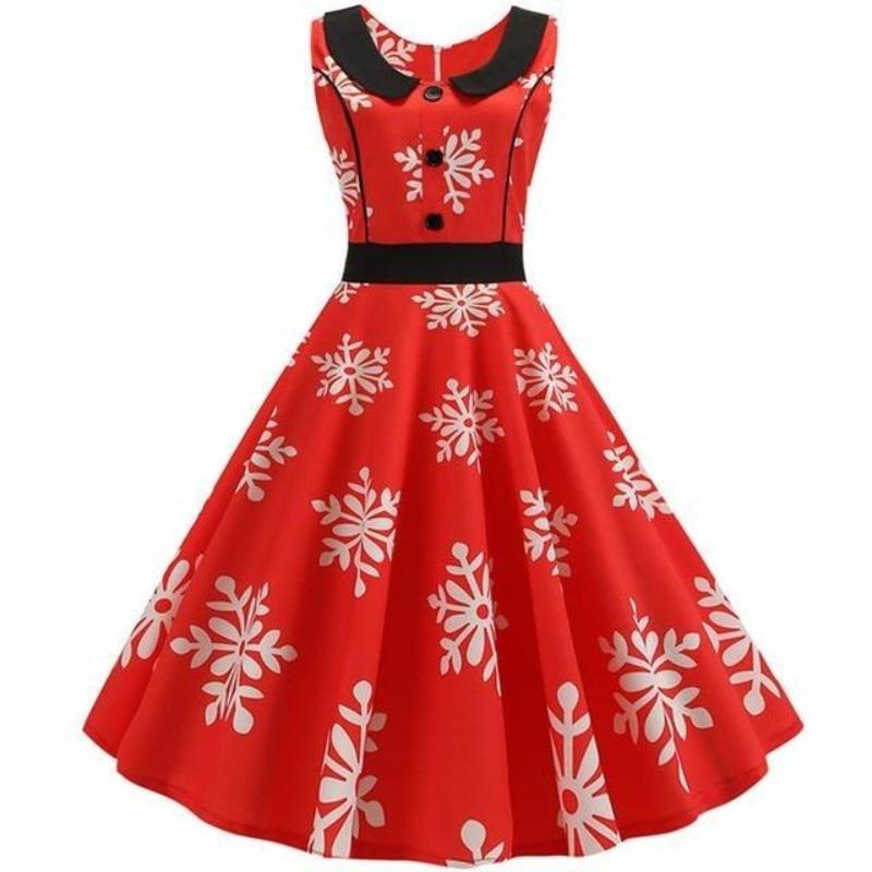 Vestido Vintage Floco De Neve