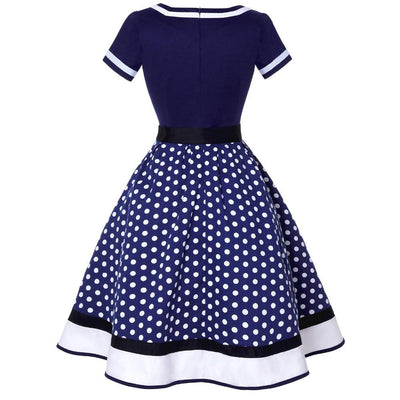 Vestido Azul Anos 60