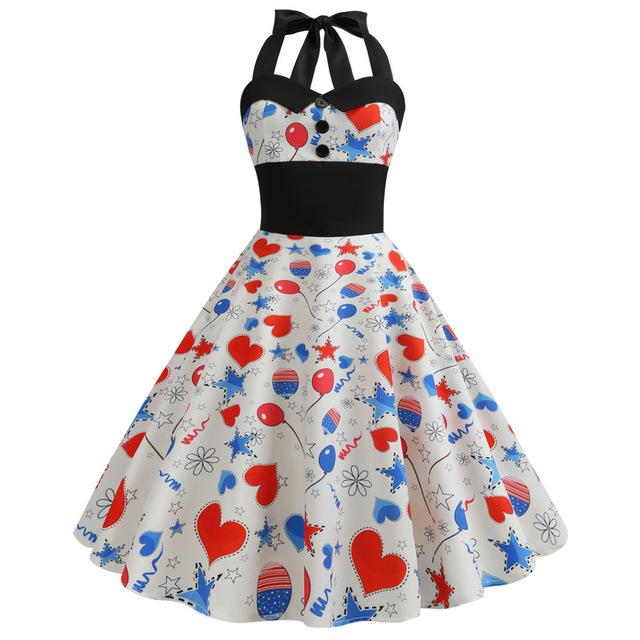 Vestido De Festa Pin-Up Vintage