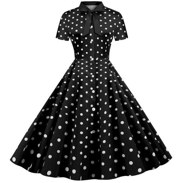 Vestido preto retro clearance