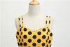 Vestido Vintage Rockabilly Amarelo De Bolinhas