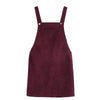 Vestido Adolescente De Veludo Vintage Borgonha