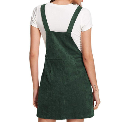 Vestido Adolescente Verde De Veludo Vintage