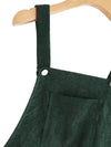 Vestido Adolescente Verde De Veludo Vintage