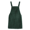 Vestido Adolescente Verde De Veludo Vintage