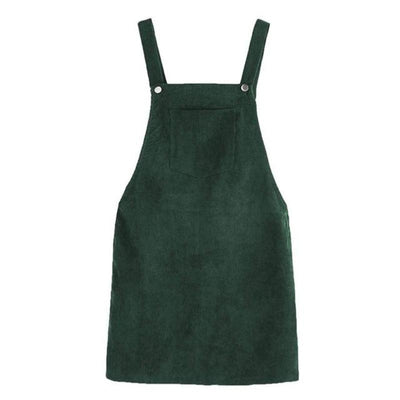 Vestido Adolescente Verde De Veludo Vintage