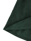 Vestido Adolescente Verde De Veludo Vintage