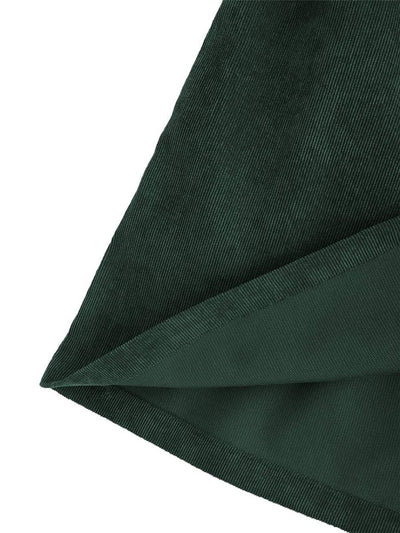 Vestido Adolescente Verde De Veludo Vintage