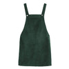 Vestido Adolescente Verde De Veludo Vintage