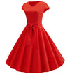 Vestido Vintage Romântico Vermelho