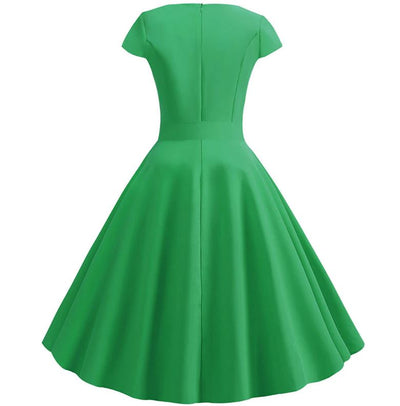 Vestido Vintage Verde Anos 60