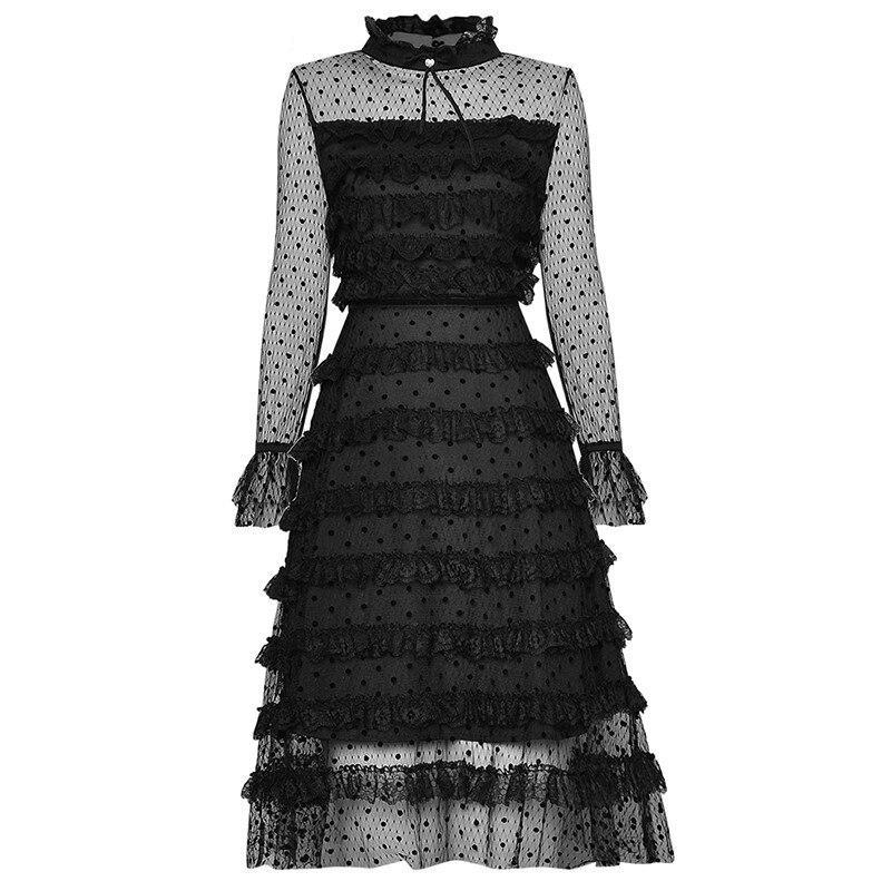 Vestido Vintage Preto Anos 40