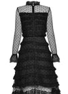 Vestido Vintage Preto Anos 40