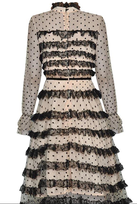 Vestido Rosa Vintage Dos Anos 40