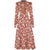 Vestido Floral Vintage Anos 40 Vermelho